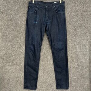 Rag & Bone New York Mens Slim Fit 2 Sz 33 Tonal Rinse Dark Wash Denim Jeans